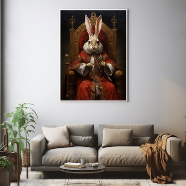 Rabbit in a Suit Painting